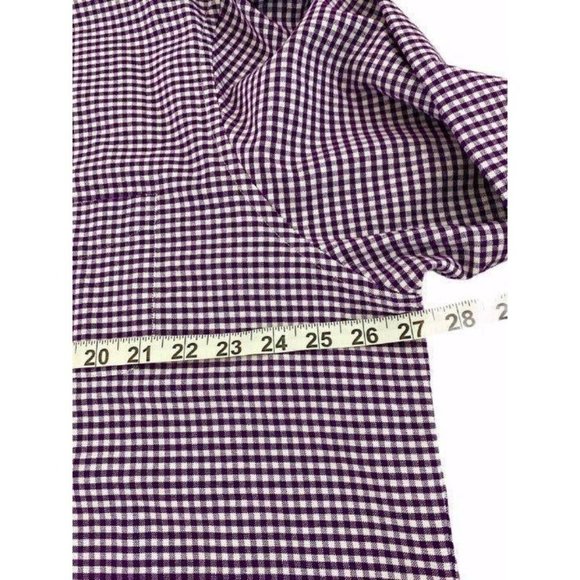 CREMIEUX Classics Men's Shirt Purple Sz 2X Checks Long Sleeves Button Down - Picture 6 of 10